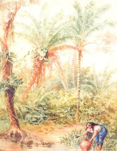 Donna nel ruscello da Bernhard Wiegandt